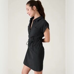 Athleta Black Topspin Dress - Size M